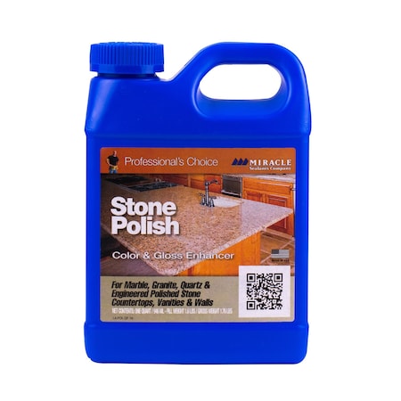 Miracle Sealants Sealant, Stone Polish, Quart POLQT6